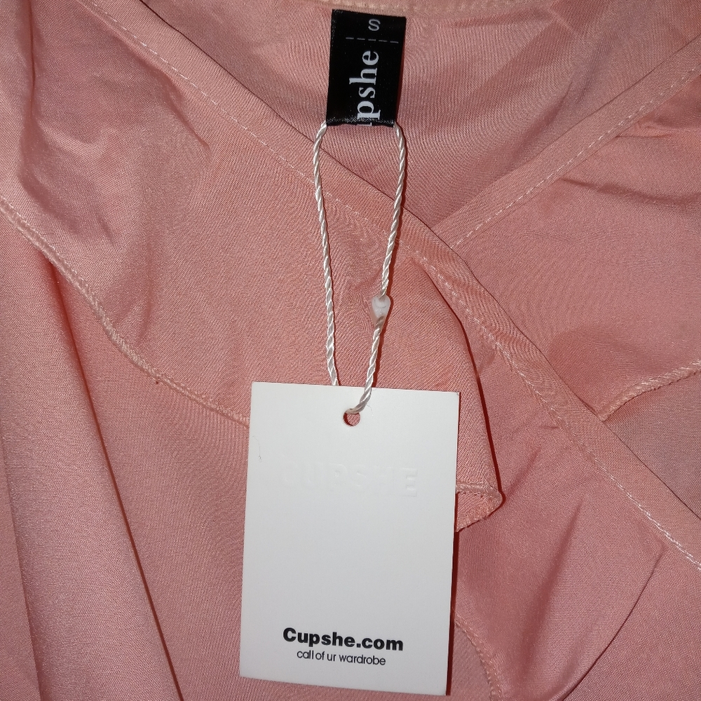 Cupshe Cold Shoulder Ruffle Dress - Picture 5 of 5